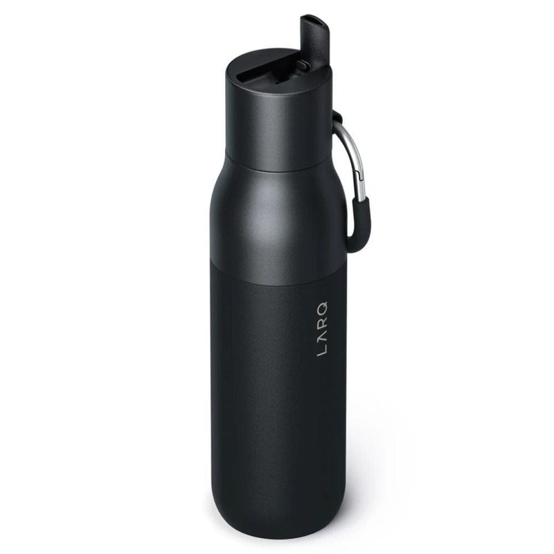 LARQ Filtered Water Bottle 500ml, Granite White