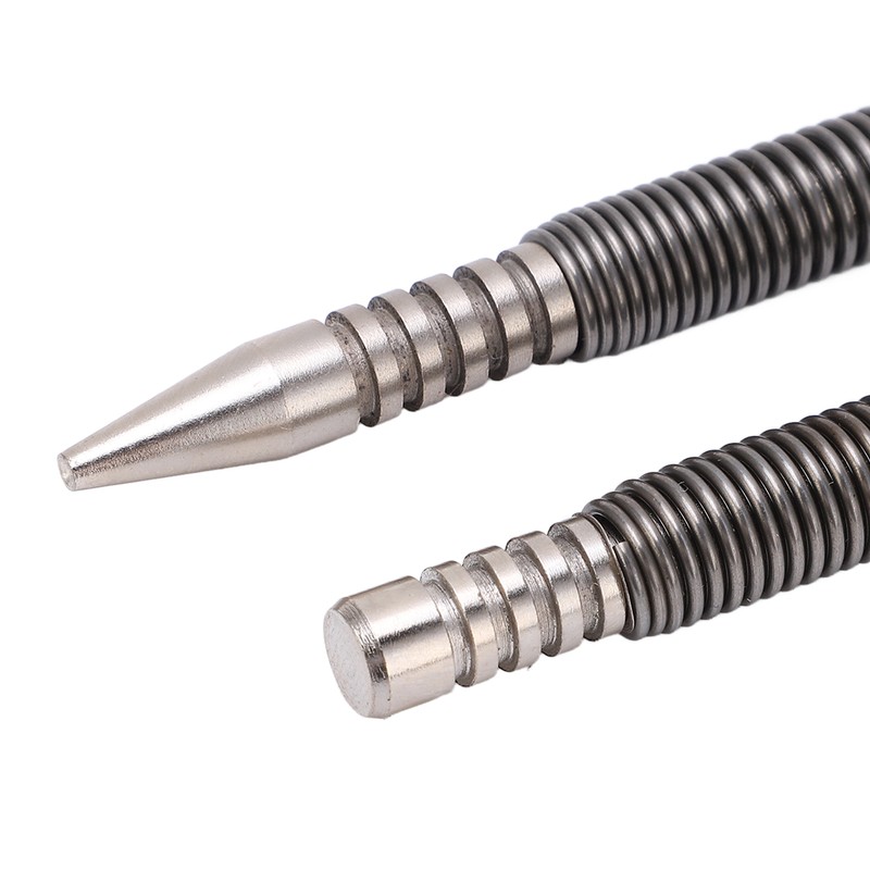 2pcs Hinge Pin Punch Set Spring Loaded Design Carbon Steel