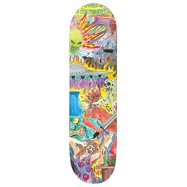 Baker Professional Complete Skateboard Reynolds Here to Stay 8.38" x 32" with Independent Trucks, Triclops Wheels, ABEC 5 Bearings, Hardware, and Griptape - Ready to Assemble