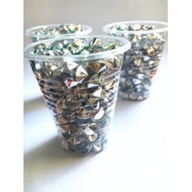 10mm Acrylic Color Faux Round Diamond Crystals Treasure Gems for Table Scatters, Vase Fillers, Event, Wedding, Arts & Crafts (1000 pcs Emerald Green)