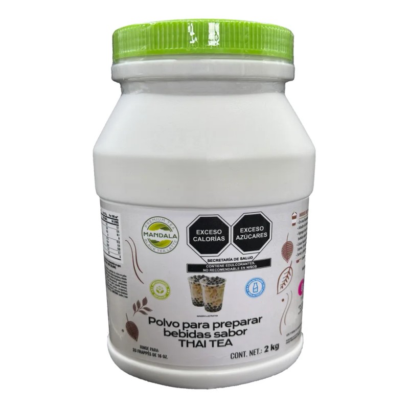 Base Mandala Thai Tea - 2kg Para Frappe Y Latte