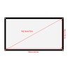 Thickened Portable Crease-Free Soft Projection Screen, Movie Projection Screen, White