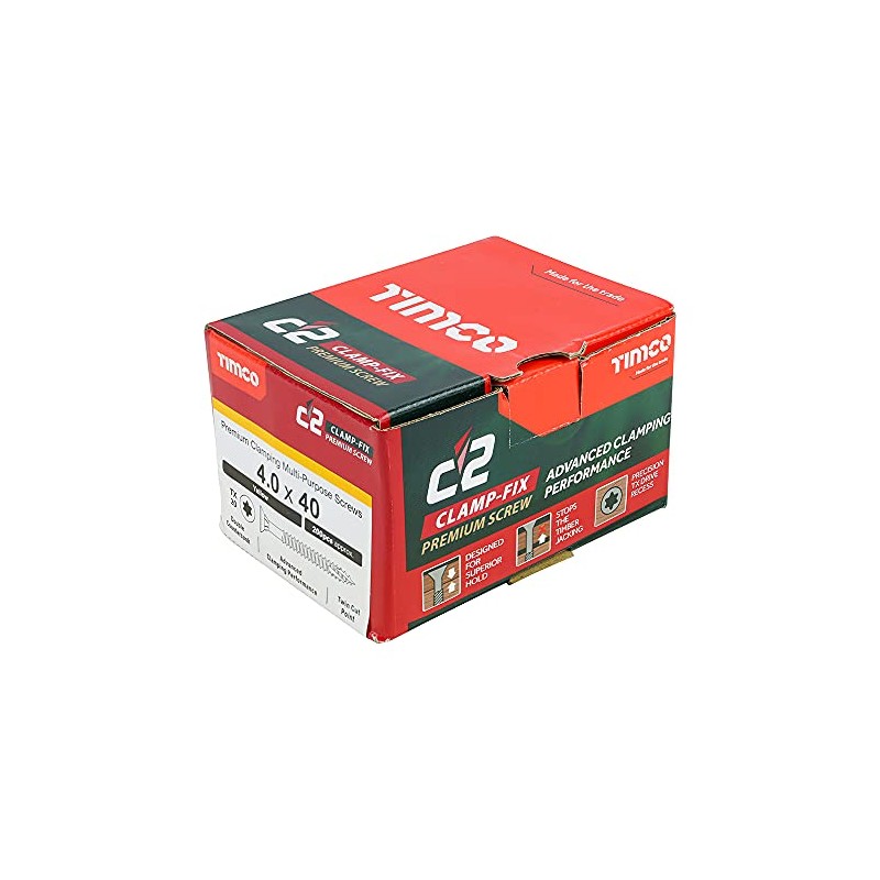 TIMCO C2 Clamp-Fix Multi-Purpose Premium Screws - TX - Double