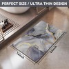 QiCaiJia Non Slip Bath Mat Ultra Thin Bathroom Rug Fit