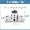 YANYUCB Boat Hand Rail Fittings,316 Stainless Steel Rectangular 90 Degree
