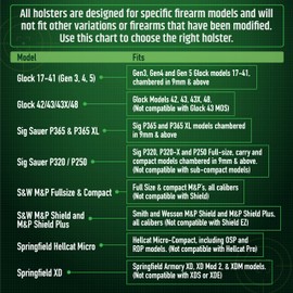 Q-Series IWB Minimalist Concealed Carry Holster - Fits Springfield Hellcat Micro-Compact, Including OSP and RDP Models (Not Compatible with Hellcat Pro)