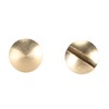 50 Set Brass Rivets Kit DIY 8mm Slot Screw Decorative