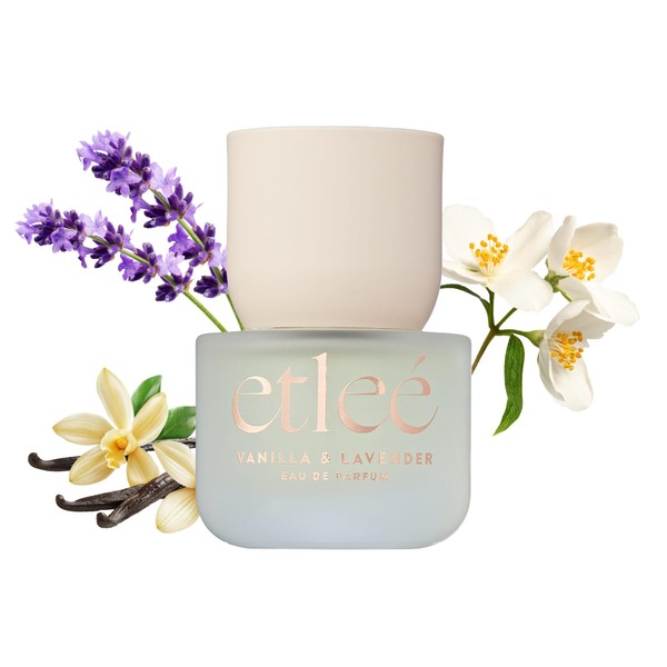 ETLEÉ Vanilla & Lavender Eau de Parfum 1.01oz, Long Lasting