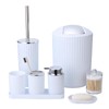FEILANDUO Bathroom Accessories Sets Complete, 8 Pcs Bathroom Accessory Set