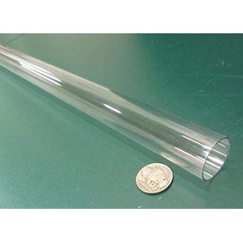 Tenite CAB Butyrate Round Tube 1.00" (1") OD x .937" (15/16") ID x 1/32" Wall x 6 Ft. Length 2 pcs 12 FT