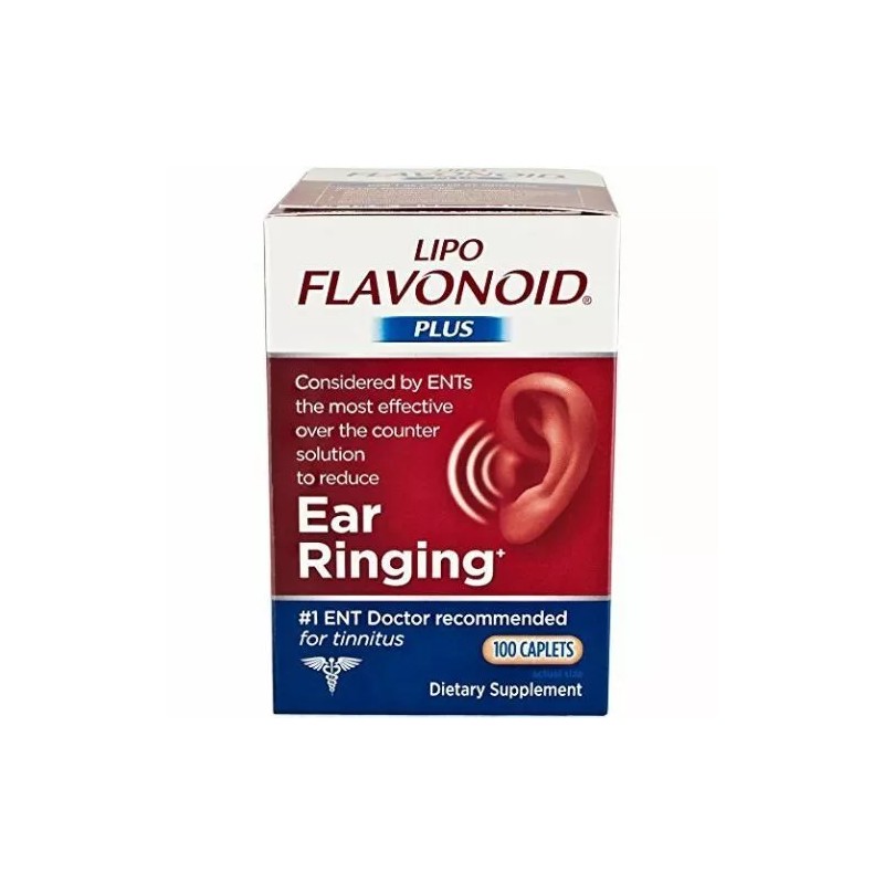 Lipo-Flavonoid Plus 100 Caplets Plus For Ear Ringing Health