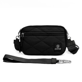 DOYOGI Wristlet Wallets for Women,Small Crossbody Bags Shoulder Handbag,Phone Organizer (Black)