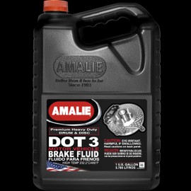 AMALIE DOT 3 BRAKE OIL (160-65037-36) 1 GALLON PAIL, PACK OF 4