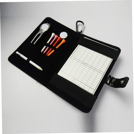 BIUDECO Leather Score Book Scorecard Organizer Golf Accessory Set Includes Pencil Tee Tool