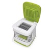 RSVP International Garlic Clove Cube Press Tool, Green/White | BPA-Free