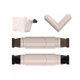 Sangpum Sangse Seolmyeong Chamjo Gireatick 2PCS 젤 라이너 펜슬 세트 완벽한 날개를 위한 접이식 스탬프 데일리 메이크업을 혁신적인 Gireatick 2PCS Gel Liner Pencil Set Innovative Foldable Stamp for Perfect Wings Daily Makeup