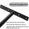 Tlence 4 Pack Overhead Garage Storage Hooks, 16.5" Heavy Duty