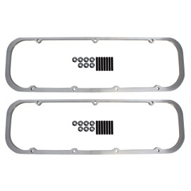 ICT Billet BBC Big Block 3/8" Valve Cover Spacer Tall Flange Aluminum Compatible with Chevy Big Block Engines to Raise Valve Cover for Rocker Arms 551640-3