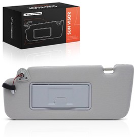 A-Premium Driver Left Side Sun Visor Compatible with Nissan Altima 2013 2014 2015 2016 2017 2018 - with Vanity Light, with Vanity Mirror, with Sliding Sun Visor Extension, Beige - Replaces 96401-3TA2A