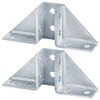 2 Pcs Wing Corner Connector for 1-5/8" Strut Channel, Accept