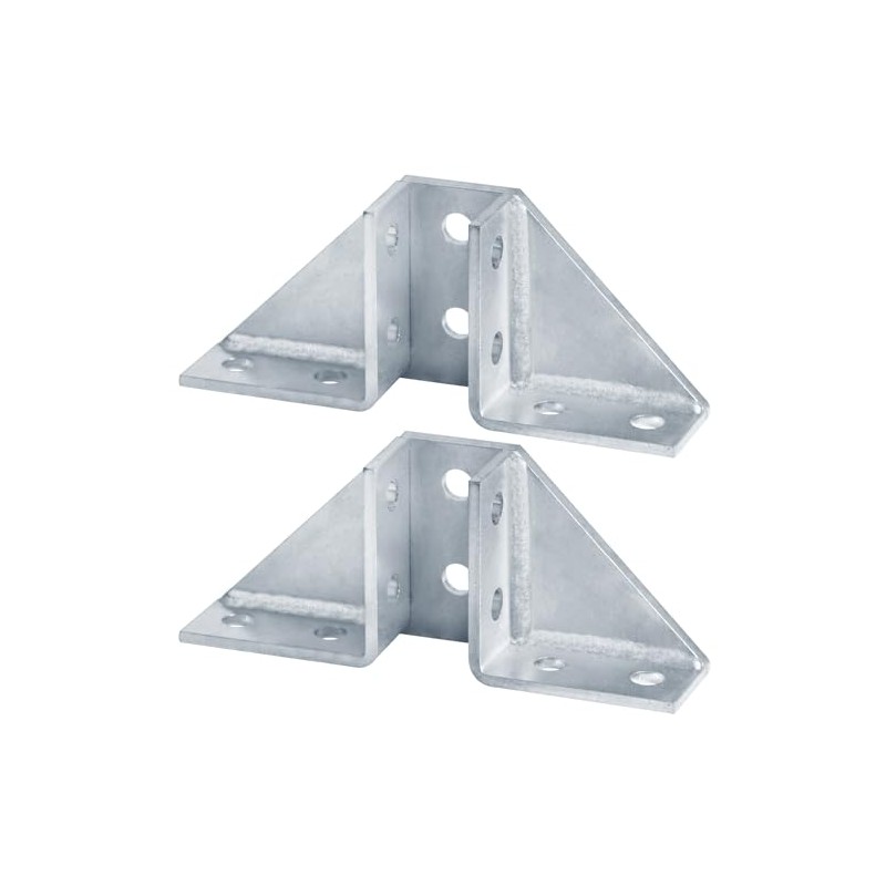 2 Pcs Wing Corner Connector for 1-5/8" Strut Channel, Accept