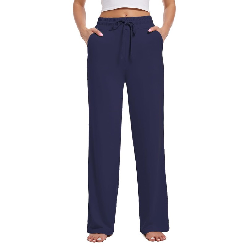 Kivdol 3 PACK Womens Yoga Sweatpants Wide Leg Lounge Pajamas