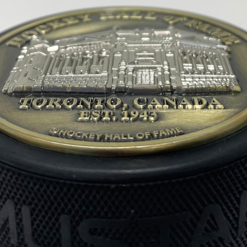 Hockey Hall of Fame Puck | Front & Yonge Medallion