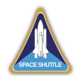 Darkside Ltd Space Shuttle Program Sticker Decal - Weatherproof - seal mission patch - 2" x 2.12"