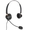 Binaural Headset Aluminum Shell Telephone Headset with Microphone and Audio