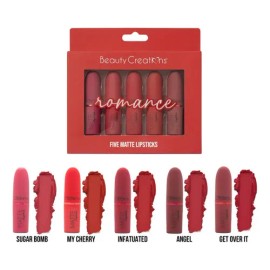 Lip Set 5 Labiales Five Mate Top Lipsticks Beauty Creations®