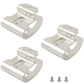BLLNDX 3PCS Drill Hook Buckle Electric Belt Buckle Belt Clip Hook Stainless Steel Hook Power Tool Accessory with Screw Replacement 2604-20 2604-22 2604-22CT 2797-22