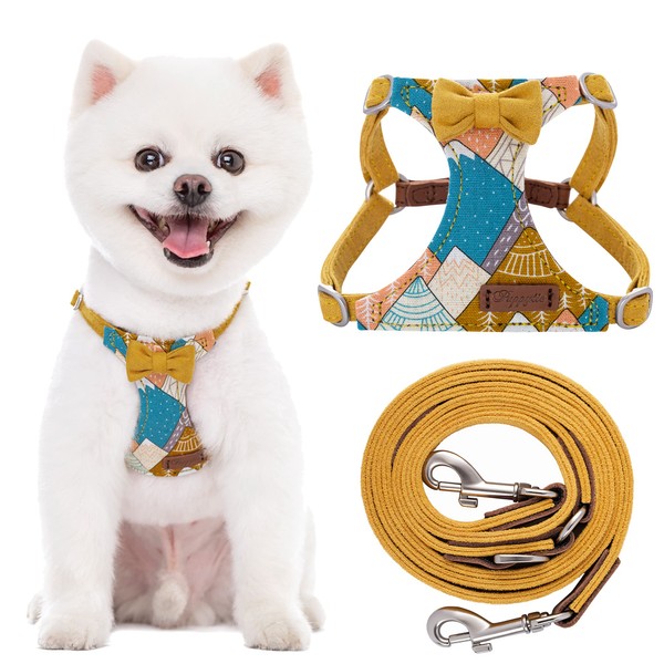 Puppytie No Pull xs Dog Harness with Multifunction Dog Leash,Soft