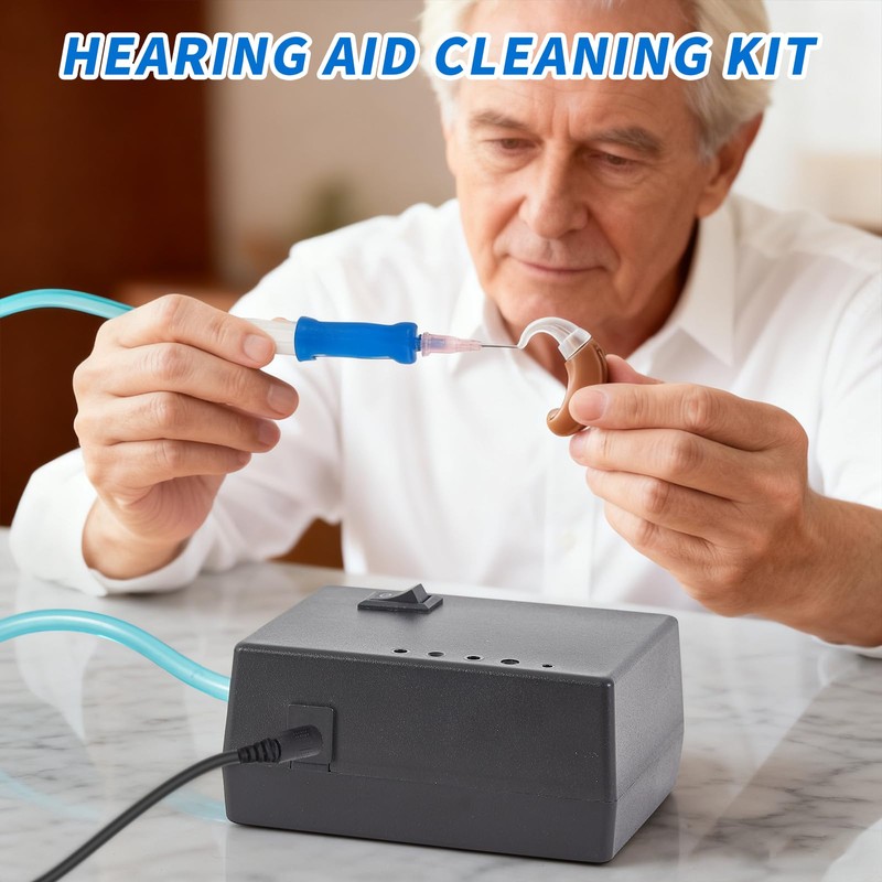 Ecoaterui Hearing Aid Vacuum Cleaner - Consumer Hearing Aid Cleaner