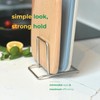 Clove Chopping Board Rack Stand 100% Stainless Steel 18/10, Cutting