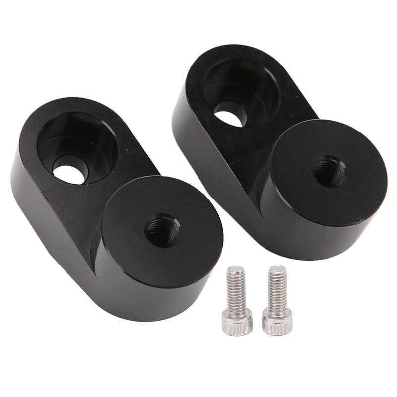Pair Mirror Riser Adjustable CNC Billet Aluminum Replacement for Polaris