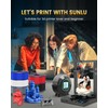 SUNLU PLA+2.0 3D Printer Filament Bundle, Multicolor PLA+ Filament 1.75mm,
