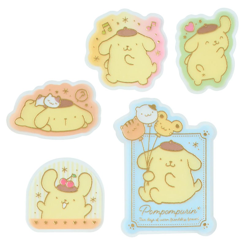 Sanrio 437174 Pompompurin Sticker Set