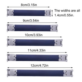 20 Pieces Metal Flex Frame, 9cm Hinges, Spring Clips, Flex Frame Bag Clasps, Kiss Closure, Coin Purse Closure, DIY Craft Purse Sewing Hinges Spring Clip