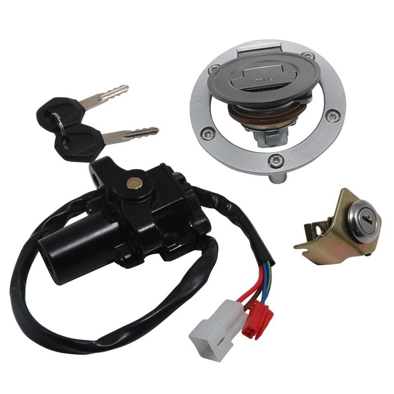 Ignition Switch Lock Key Fuel Gas Cap Key Set for