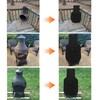 WOMACO Chiminea Cover Waterproof Patio Chiminea Fire Pit Cover Heavy