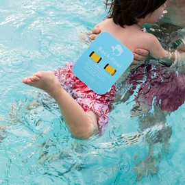 Baluue Back Float for Kids, 4 Layers Swim Belt Kids Back Float with Adjustable Belt and Secure Buckle, Pool Float Swim Trainer Floaties Device for Toddlers Beginners