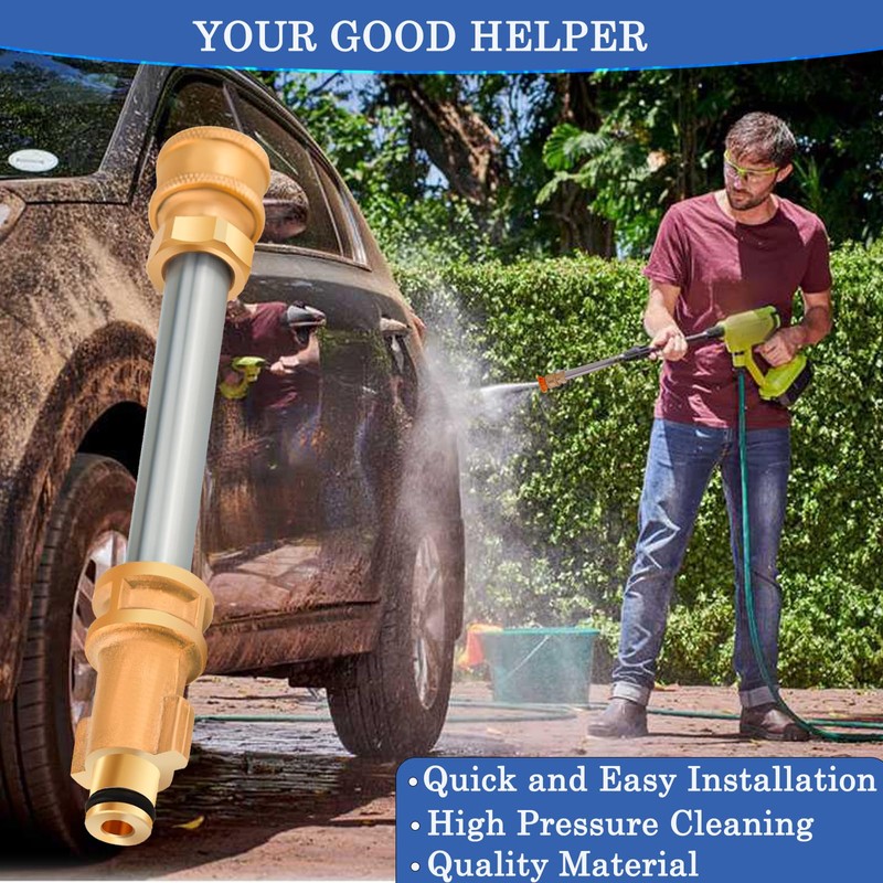 Evangenial 2-Pack Pressure Washer Gun Adapter,with 1/4'' Female Quick Connector,