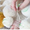 Yglnden 17x17 inch Blank Pillow Hooking Mesh Canvas Kit with