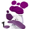 PU Dental Chair Cover Waterproof Protective Case Protector Dental AccessoryPurple