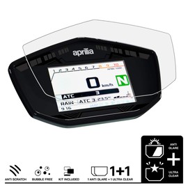 Speedo Angels Screen Protector Compatible with Aprilia Tuono 660 (2021-) 1x Ultra Clear & 1x Anti-Glare