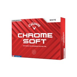 Callaway Golf Chrome Soft Golf Balls (2024 Version, Standard, White)