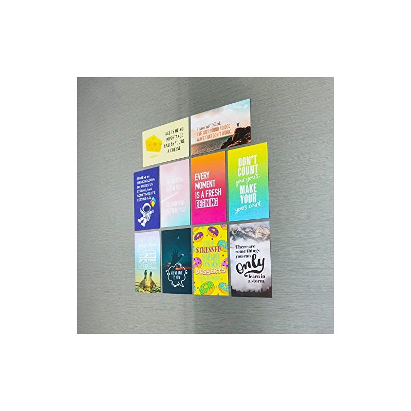 Inspiring and Motivational Quote Fridge Magnets for Fridge, Whiteboard, Classroom,