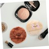 WOONEKY 2pcs Cute Cartoon Long Plush Powder Puff Soft Makeup