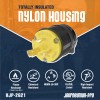 Journeyman-Pro NEMA L6-30P Pair Plug 30A 250V Locking Male Female