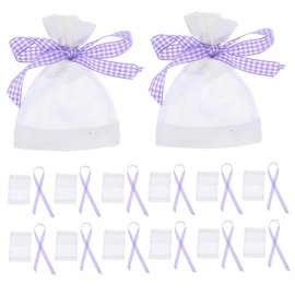 STOBAZA 20pcs Lavender Sachet Bags Breathable Drawstring Pouches for Jewelry Candy and Spices Compact Storage for Home Travel and Special Occasions